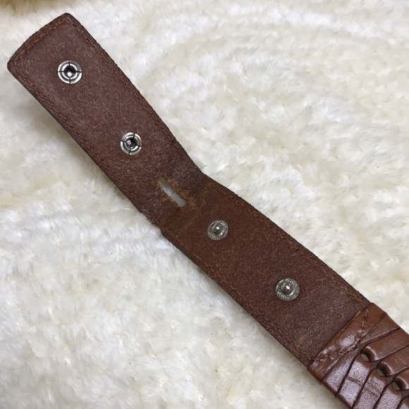 Vintage Western Leather Belt - Picture 2 of 9